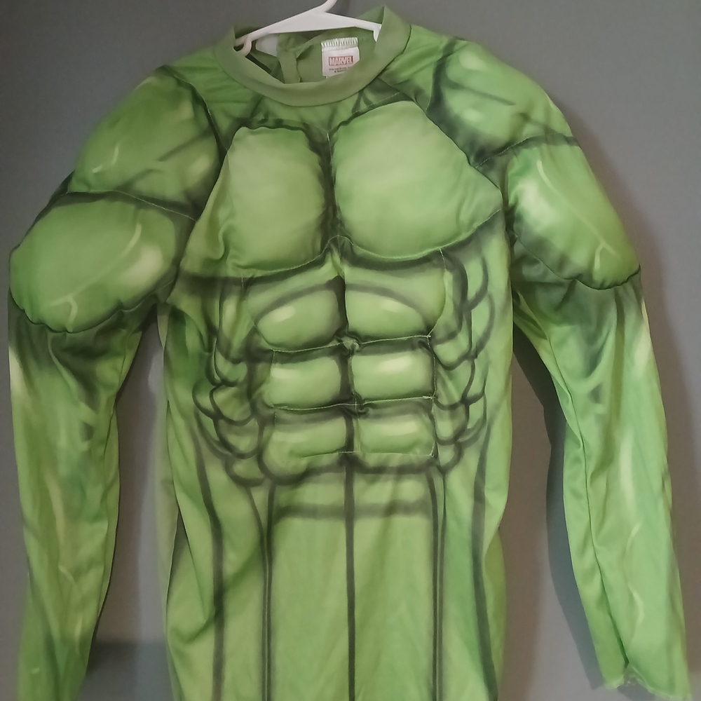 Hulk Green Muscle Costume Shirt
